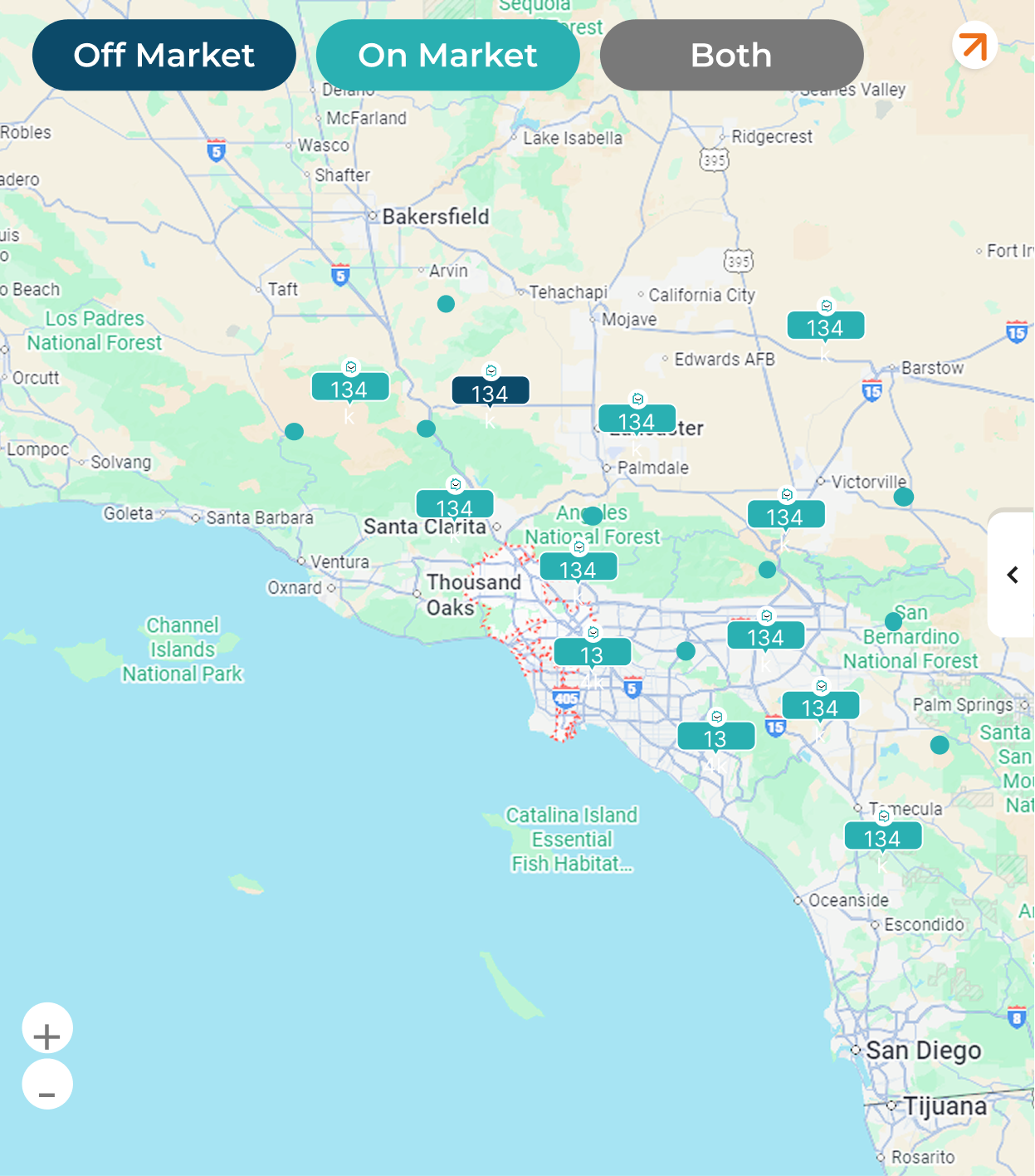 Find Properties That Match Your Strategy - Property opportunities map